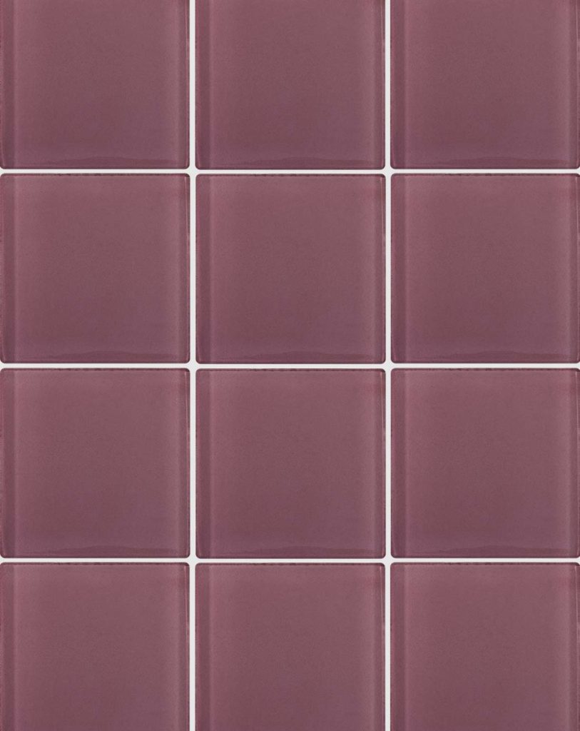 Mirage Glass Damson Bathroom Tiles Direct